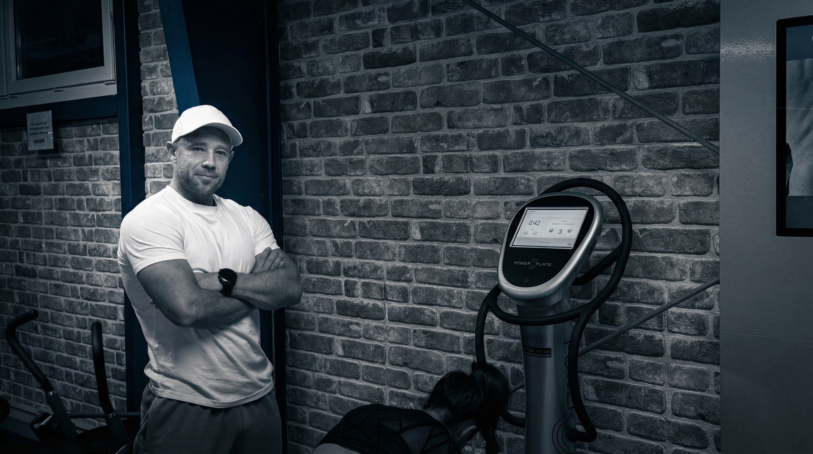 Ron Tilke im Fitnessstudio in Husum