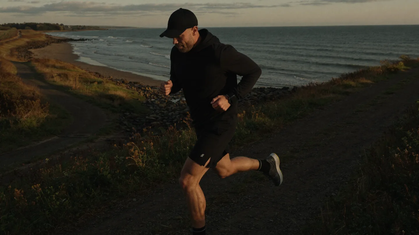 Ron beim Lauftraining